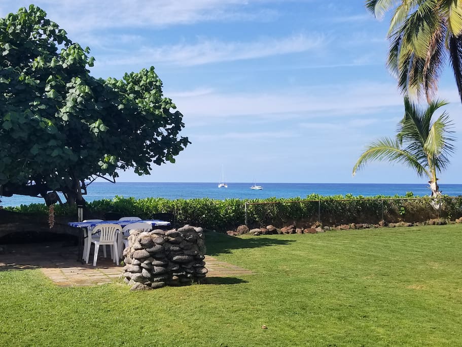 Overlooking the Ocean from the front yard.