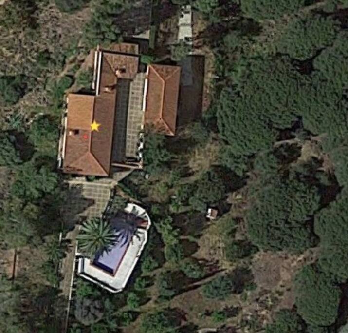 Aerial view of Finca Fotea