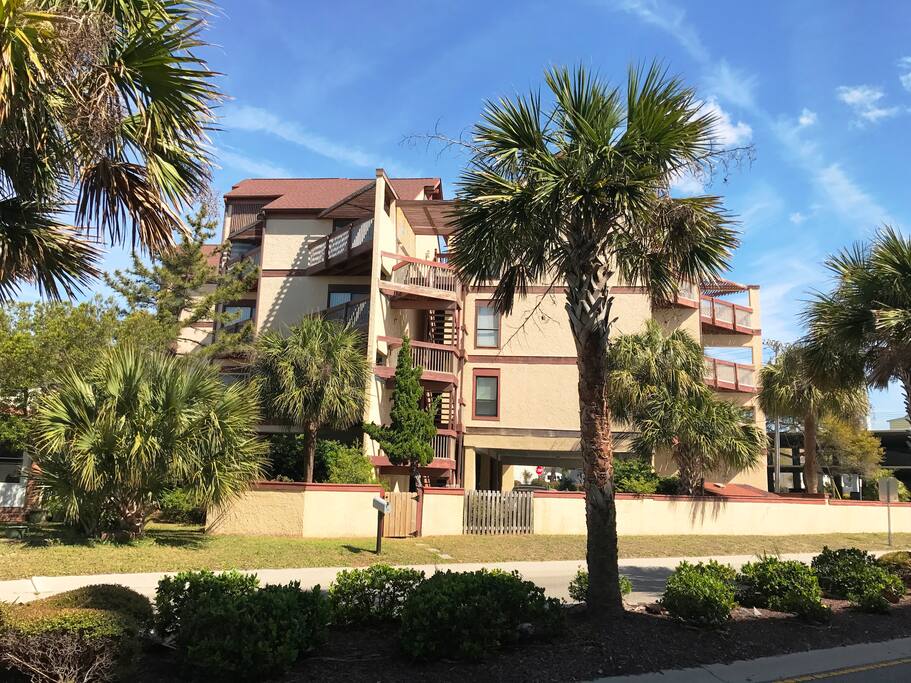 Located on Ocean Blvd directly across the street from the beach.