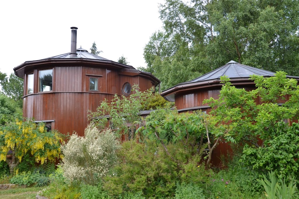 Our double barrel with the B&B room to the right