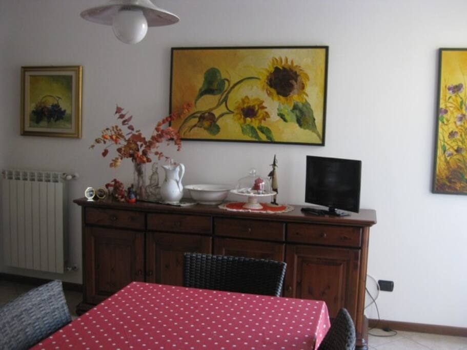 ambiente soggiorno cucina