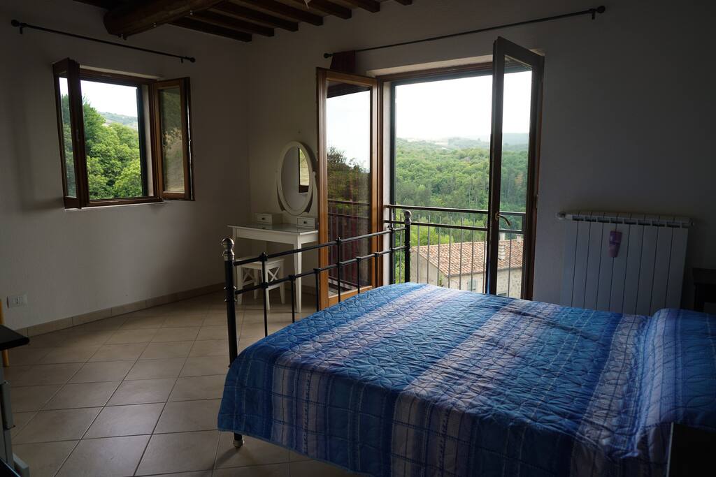Stanza da letto con vista