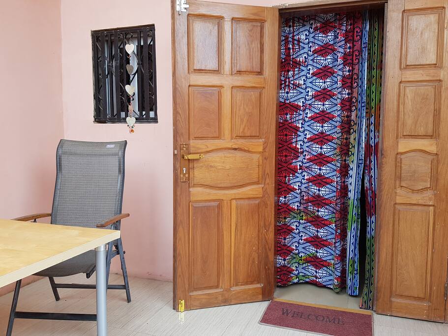 Feel welcome to stay with us for a while. Please come in!