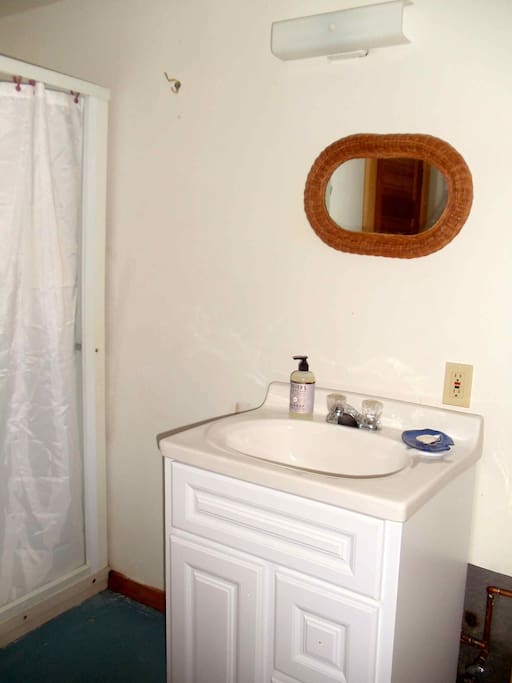Shower & sink en suite