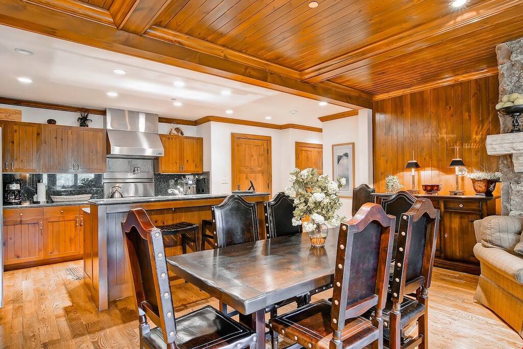Play a game with friends and family, or enjoy a meal together at the dining table.