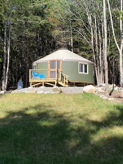 Old+Acadia+Ranger+Yurt+at+Long+Pond