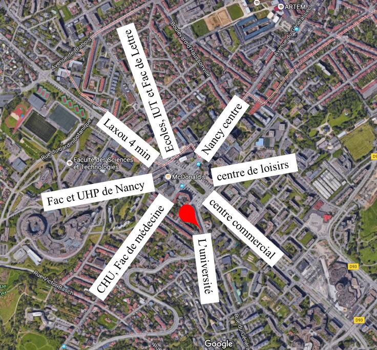Vers le centre ville