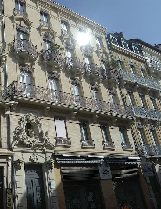la façade du logement