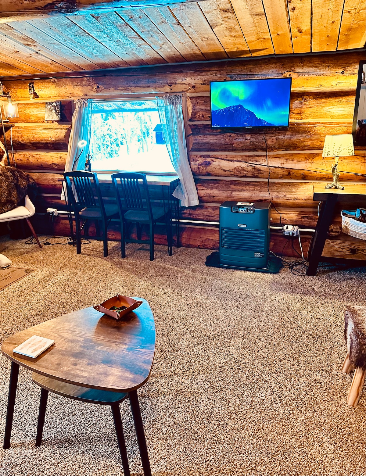 智能电视或显示器，请访问您最喜爱的所有频道。 油加热器让您保持温暖。