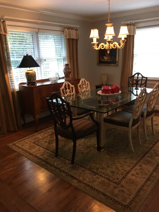 Seating for eight