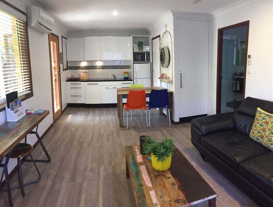 Cooking facilities in the kitchen