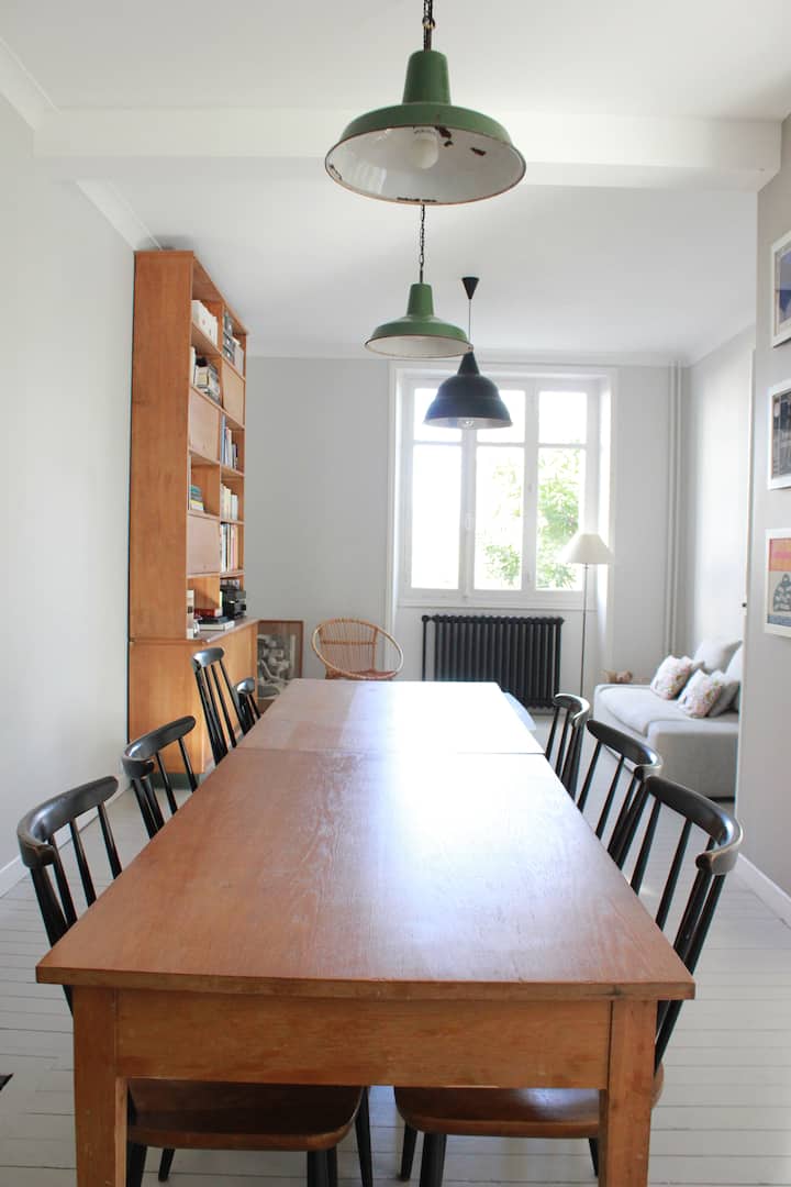 Charming 1920 house, city center Houses for Rent in Nantes, Pays de la Loire, France