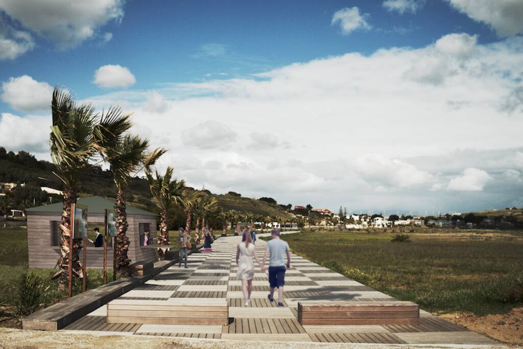 Passeggiata sulla battigia