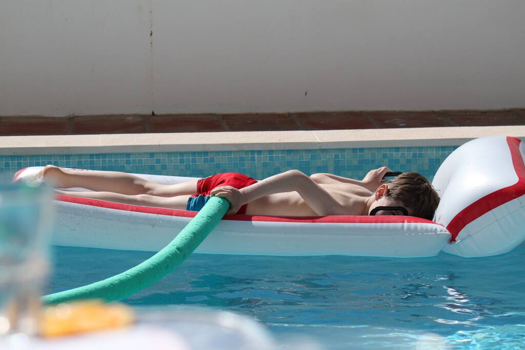 Entspannung auf dem Pool