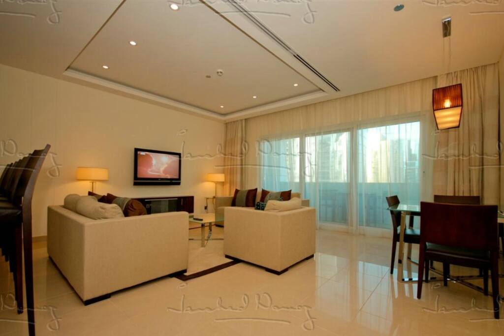 Living Room with Balcony