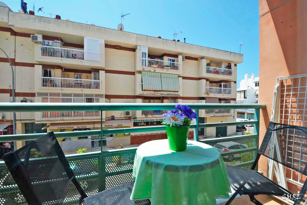 Bonita terraza abierta