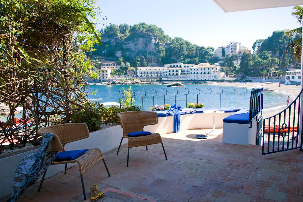 terrazza vista baia