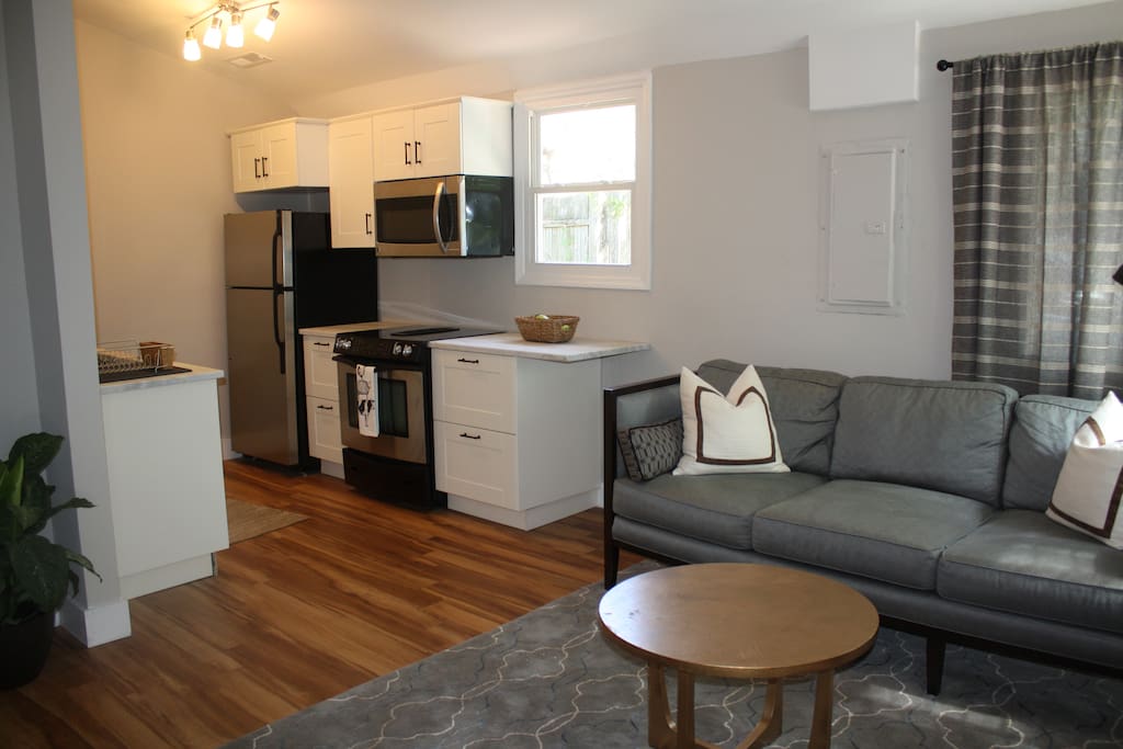 Open Floor Living/Kitchen Space