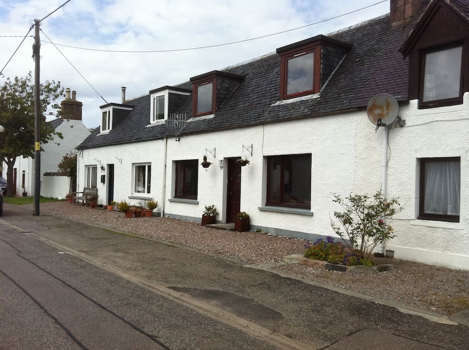 Front of the cottage