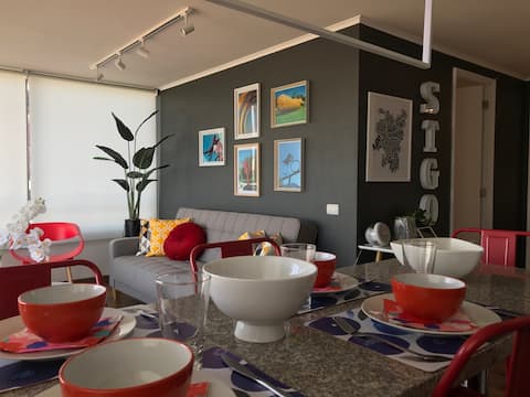 Depto with Laguna - Full Design - Lado Metro
