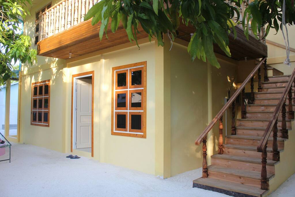Outside view of our guesthouse