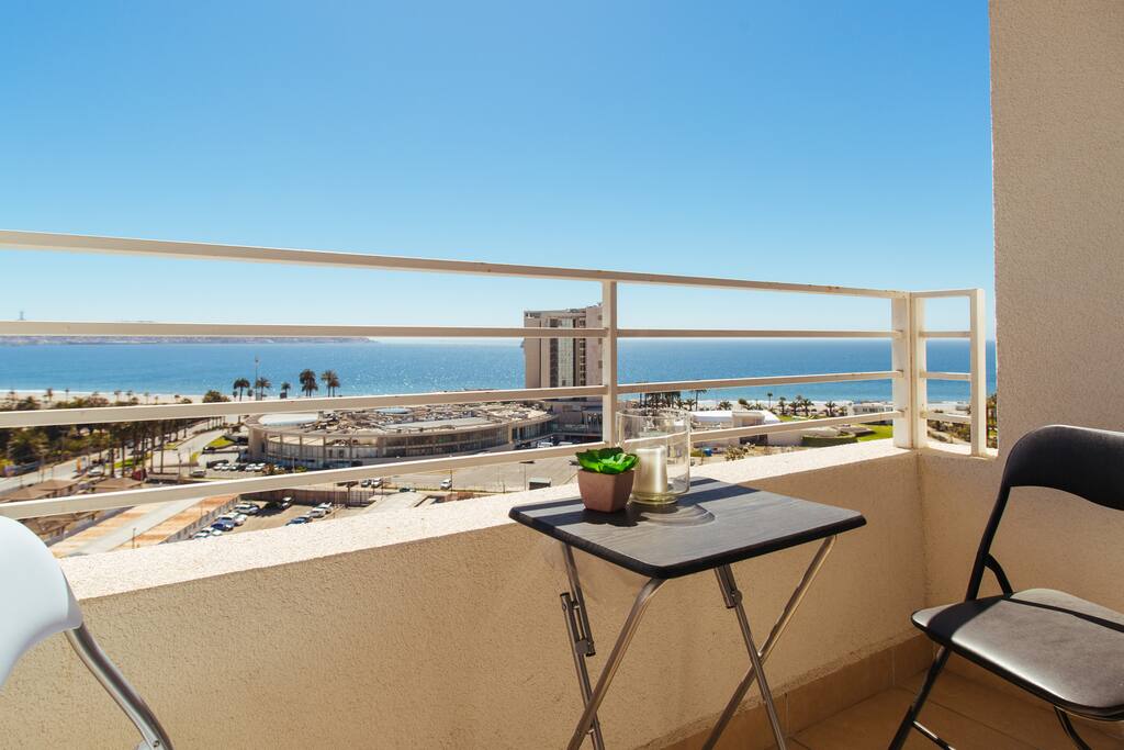 vista al mar desde la terraza