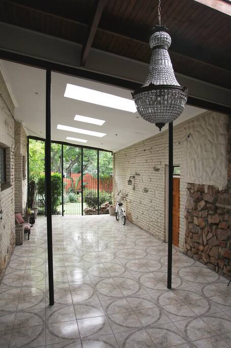 Atrium from kitchen