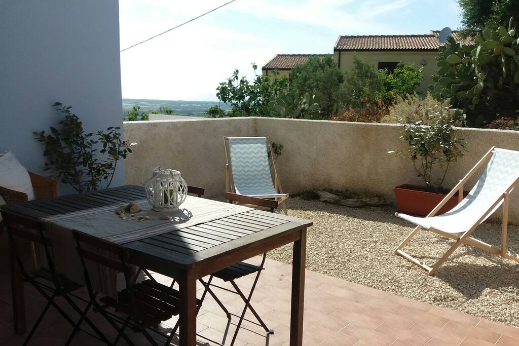 Terrazza privata vista mare