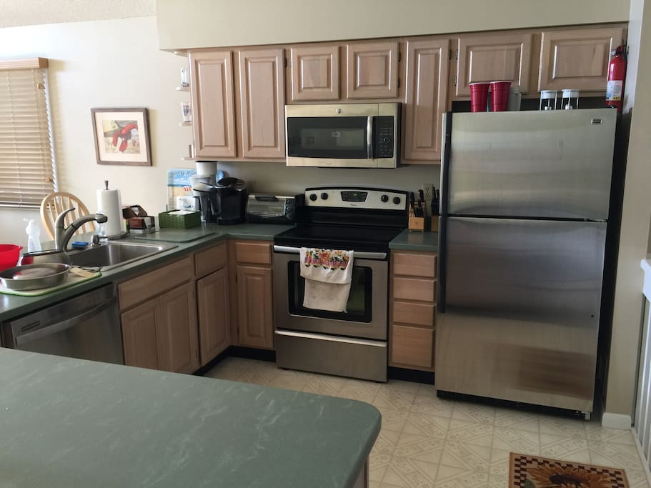 Modern Kitchen with Keurig Coffee maker