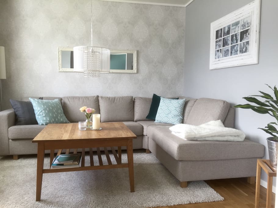 The living room is a great place to chill.