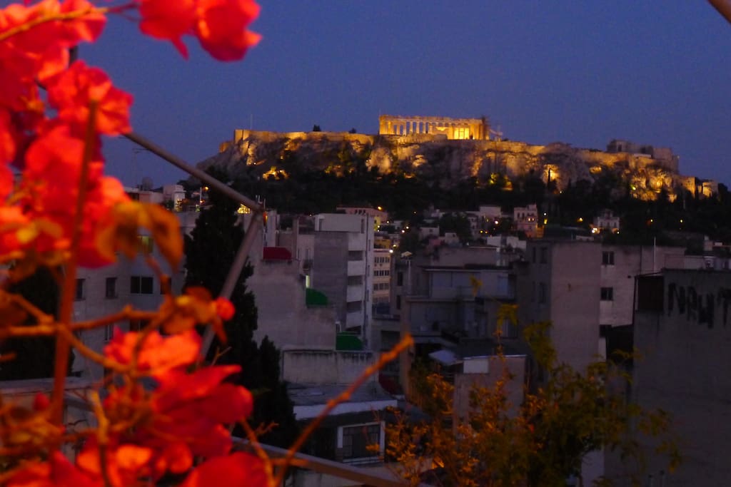 Acropolis view from the terrace