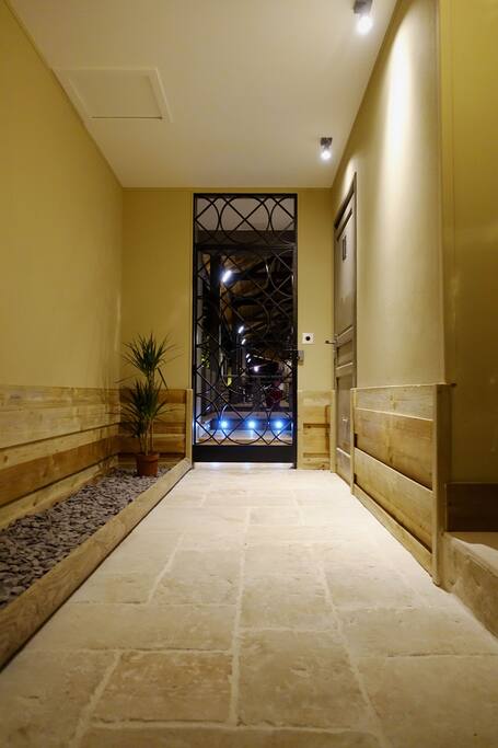 Entrée indépendante du gite