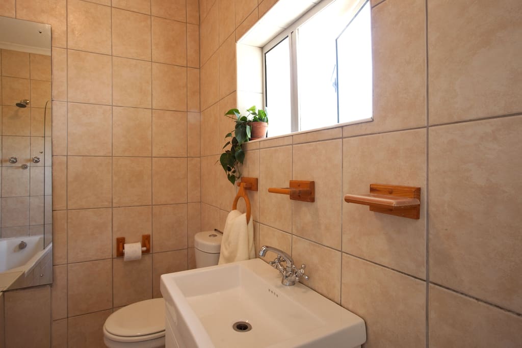 The bathroom is en-suite to the bedroom.