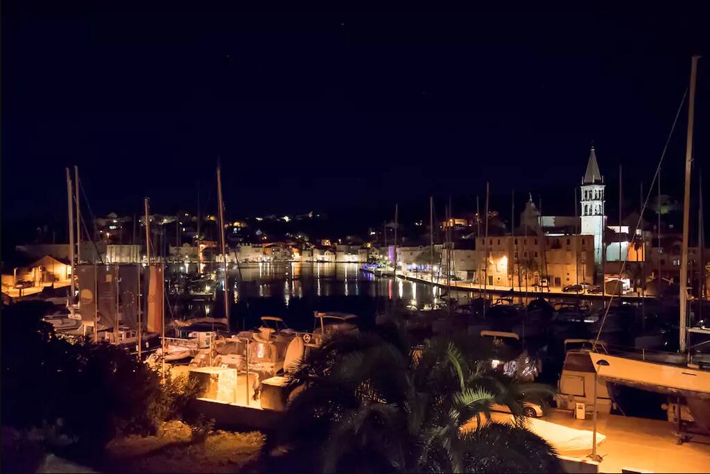 Milna at night