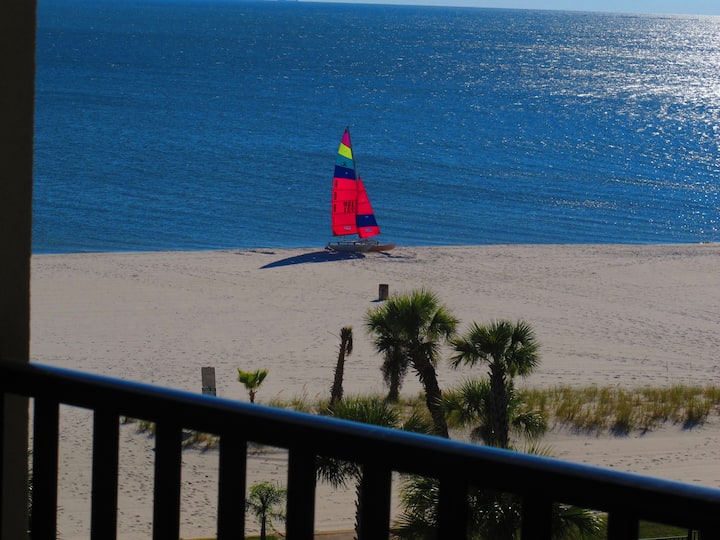 Top Floor 2BR-2BA Beachfront Condo - No Owner Fees