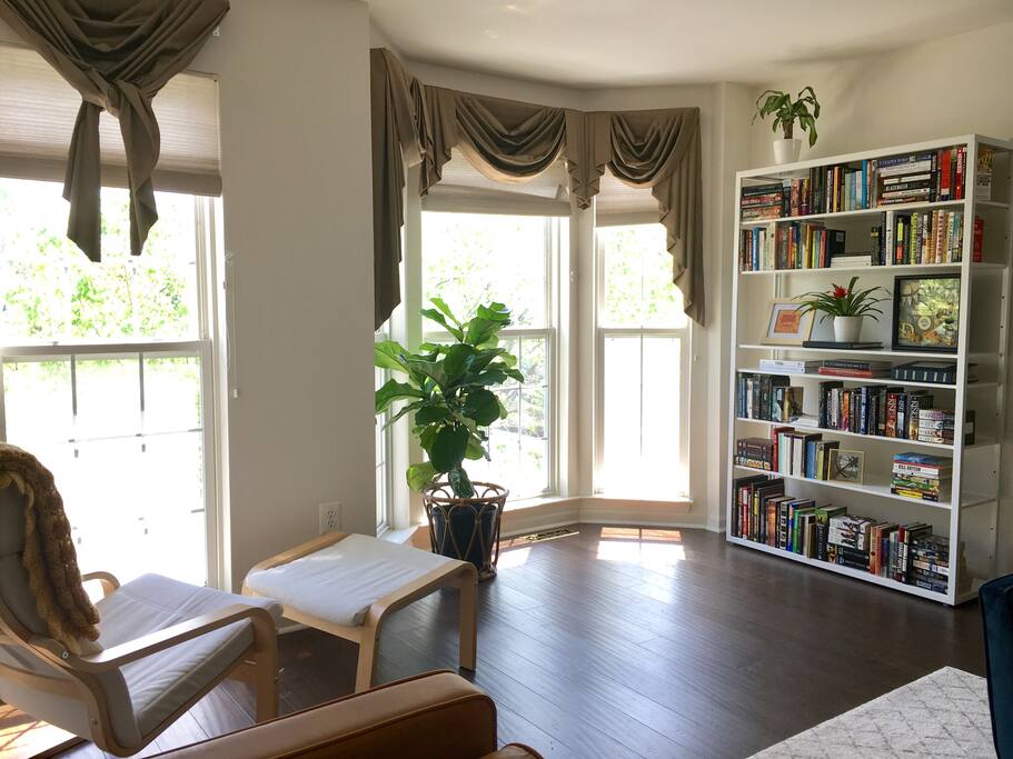Plenty of natural light.