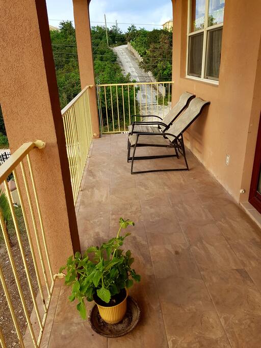 Seating on the front porch