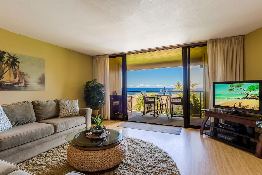 Living room has great views too.