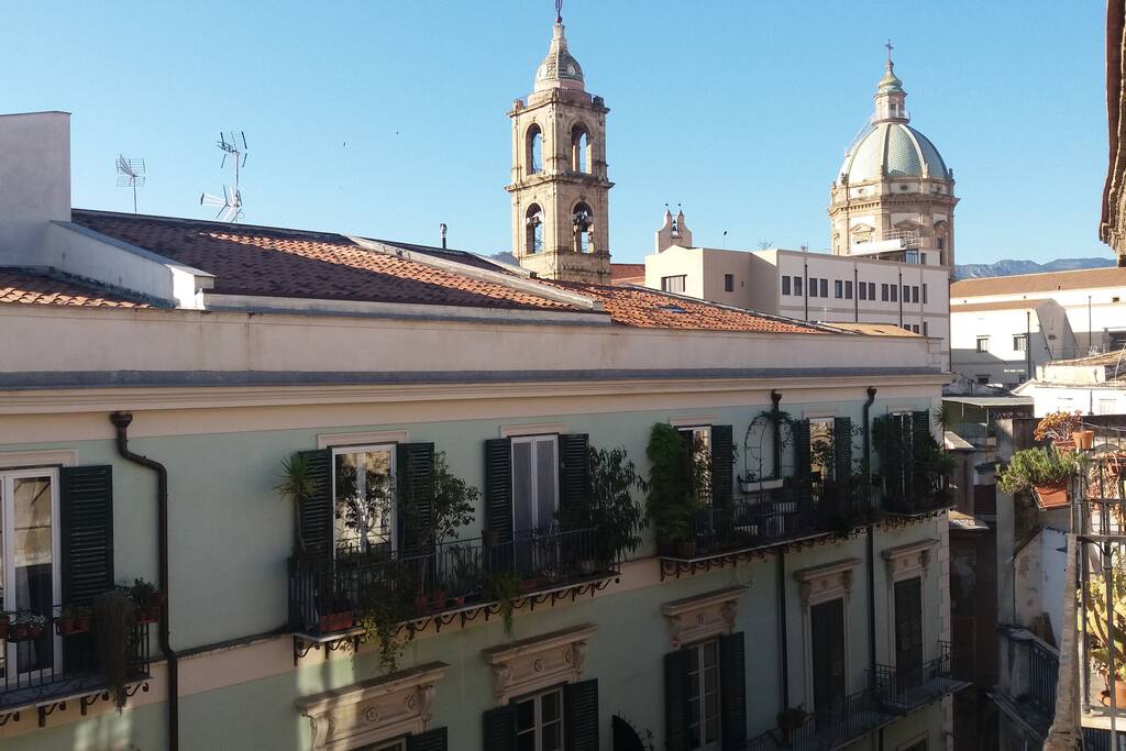 Panorama dal balcone