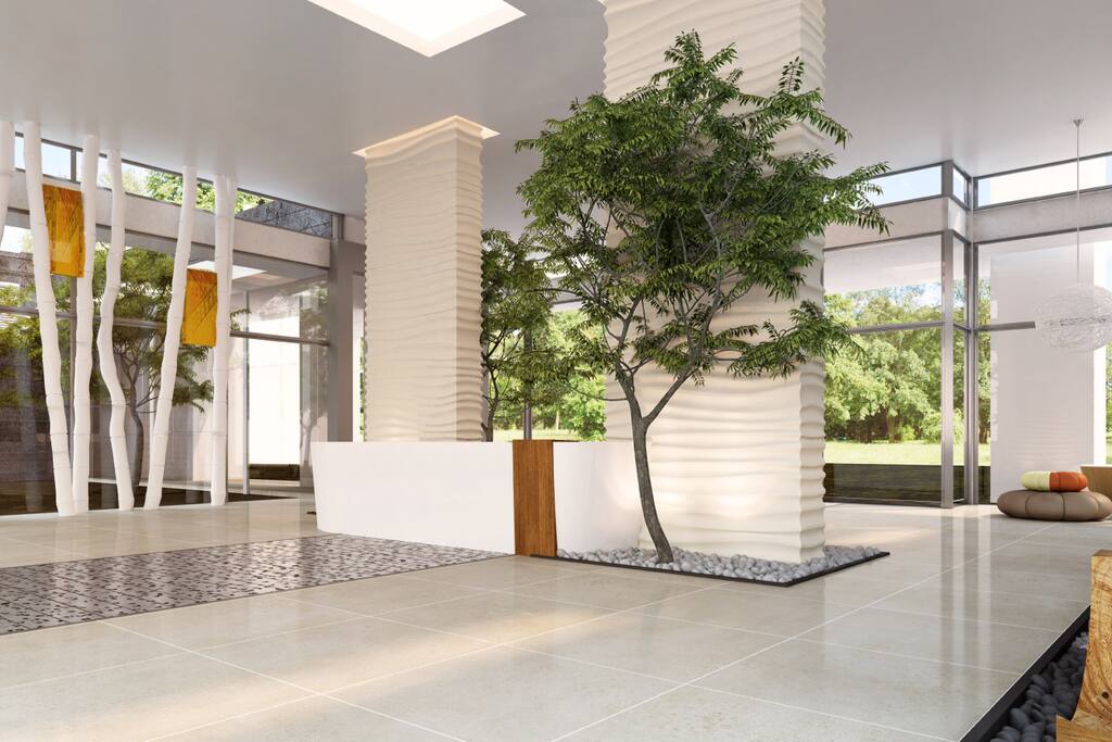 Lobby with Security