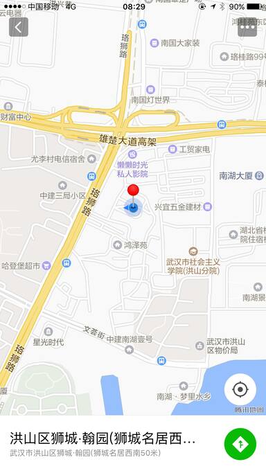 Apartment location