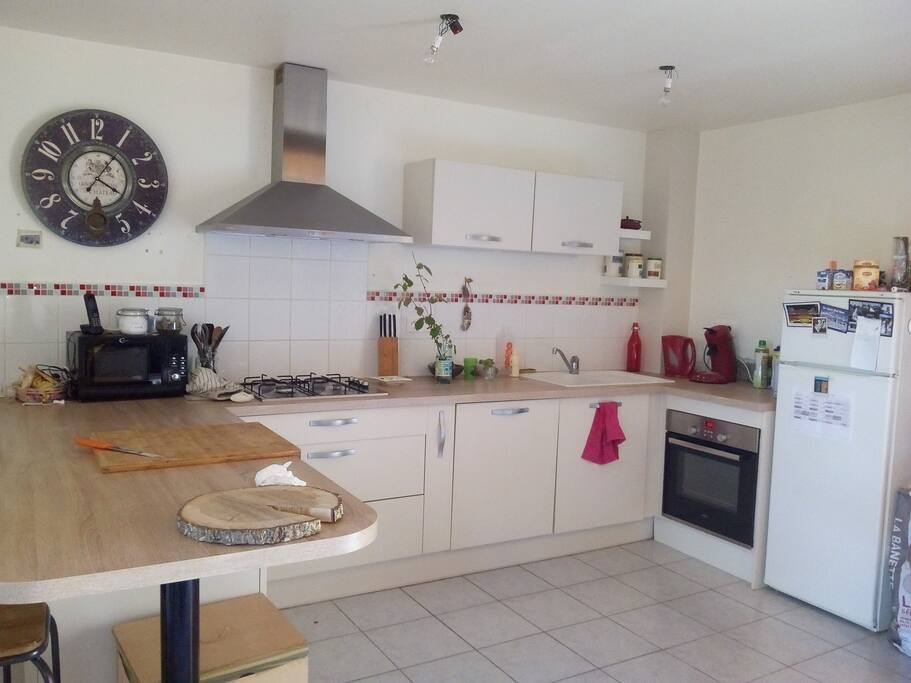 La cuisine, espace commun