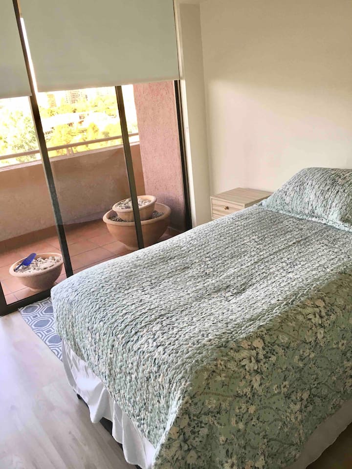 2da habitación con cama 1.5 plazas  (nido, cama 1 plaza abajo) 