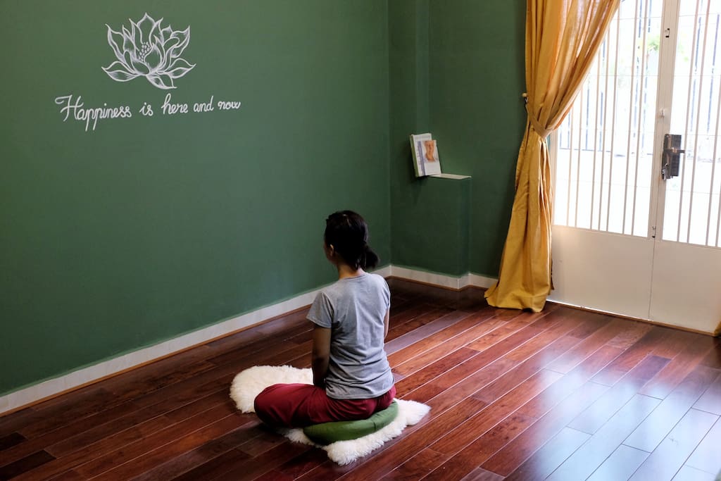 Breathing/meditation room: this is Tara culture to have a room called 'Happiness zone'. A retreat place for you to do the meditation. All you have to do is sit down and just breathe. Happiness is here and now.
