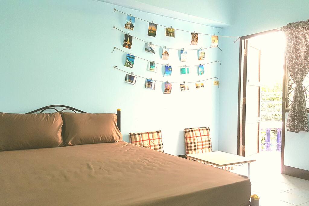 studio room with big balcony.