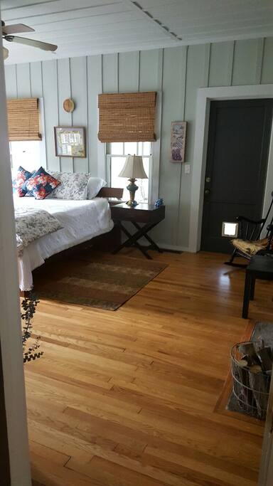 Bedroom is on its own wing of the house for complete privacy