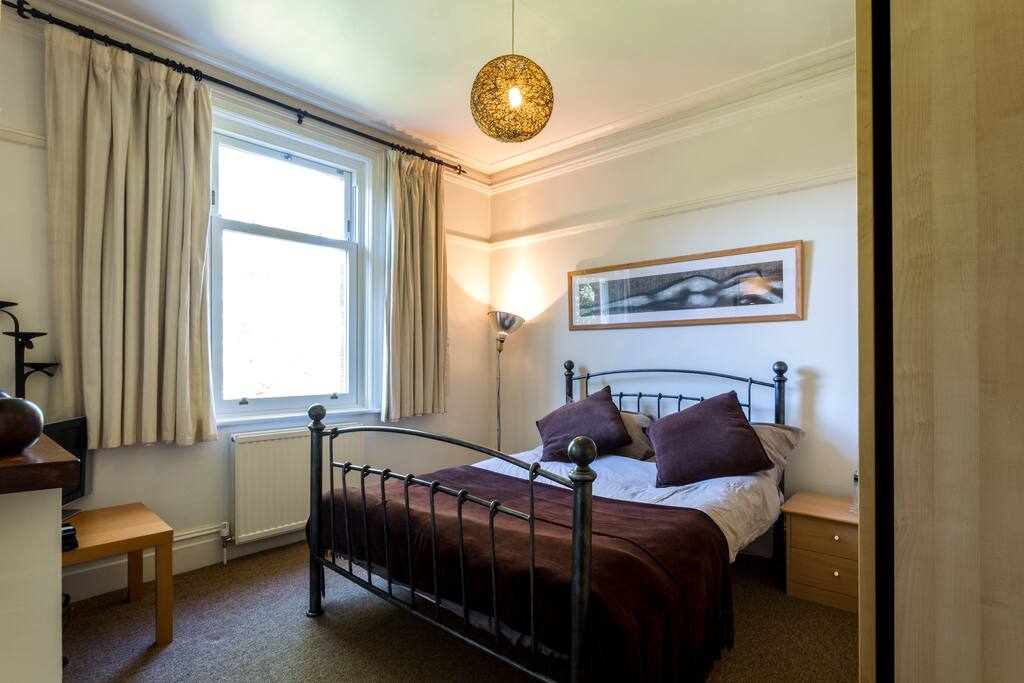 Quiet room in a character filled Edwardian maisonette.