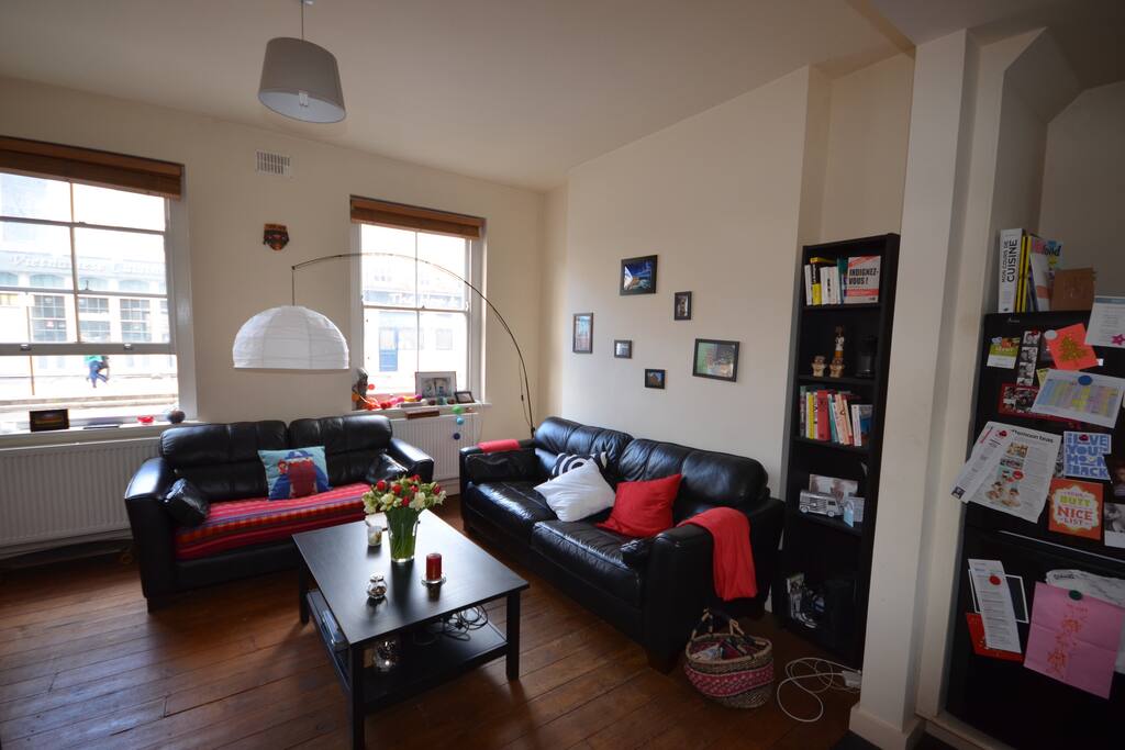 Two confortable sofas on the living room