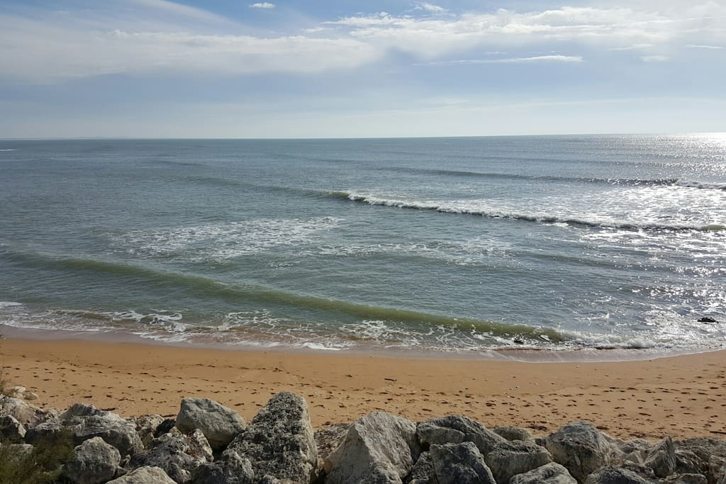 Vue de le plage