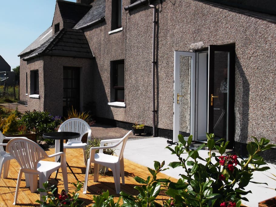 Outside decking area